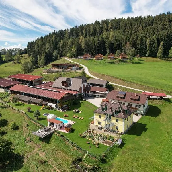 ERLEBNISBAUERNHOF Steinerhof in Kärnten, hotell sihtkohas Liebenfels