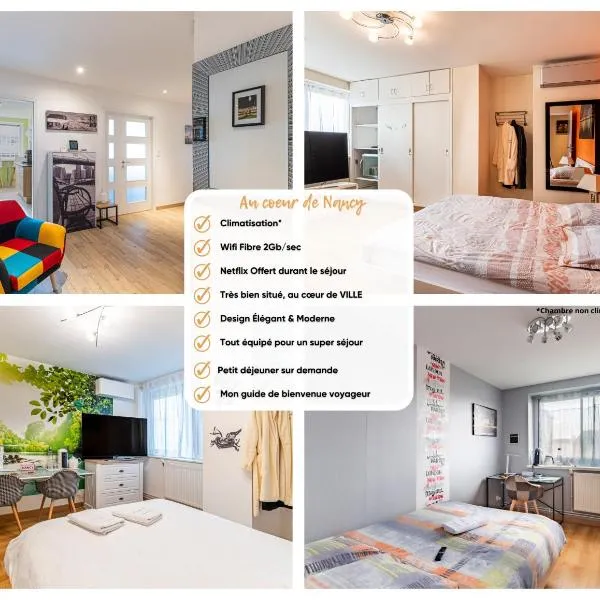 Chambre d'hôtes Au Coeur De NancyB&B proche gare de Nancy, hotel in Nancy