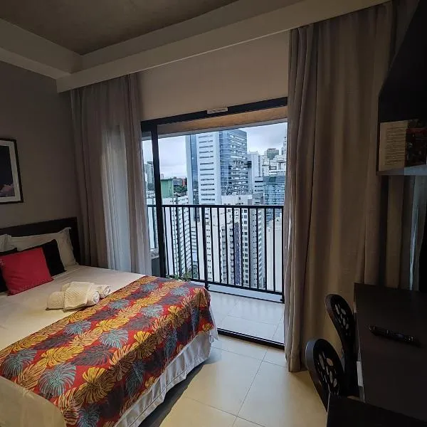 Studio de cobertura perto da av. Paulista, hotel em São Paulo