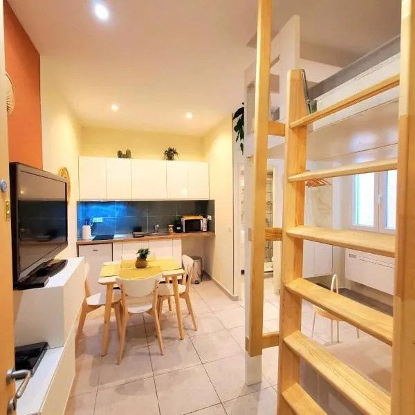 Monaco à 50m, Appartement neuf, Clim et Wifi, hotel en Beausoleil