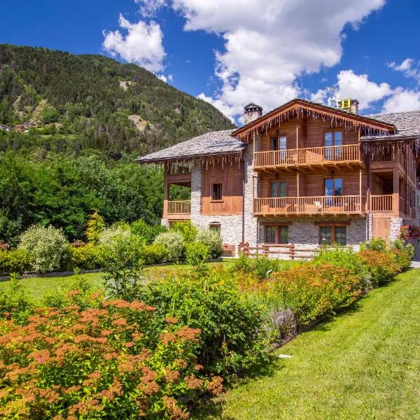 Hotel Les Montagnards, hótel í Morgex