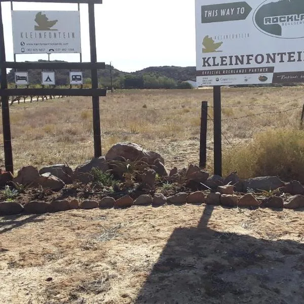 Kleinfontein, hotel v destinaci Clanwilliam