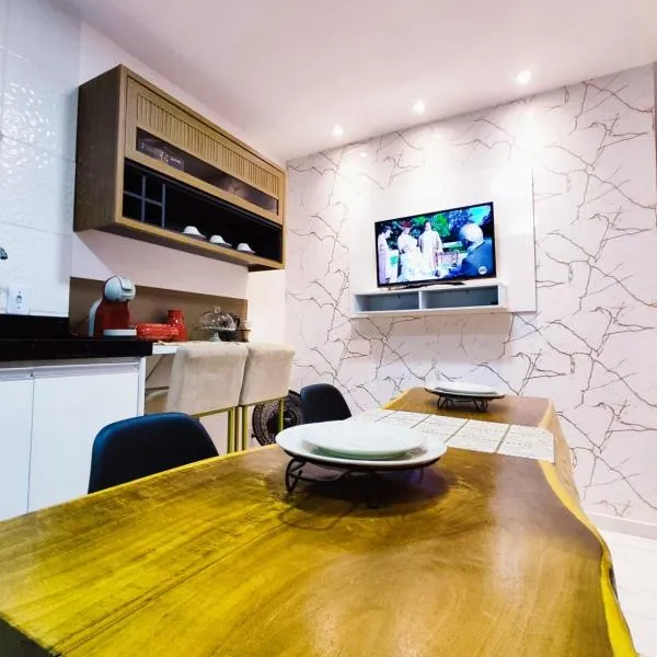 Studio luxuoso a 700 metros da praia. Vila Velha ES、ヴィラ・ヴェーリャのホテル