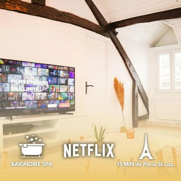 Chalet Lutétia, SPA & confort, ξενοδοχείο σε Cormeilles-en-Parisis