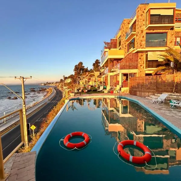 Pacificsunset Concón、バルパライソのホテル