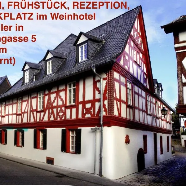 Weinhotel Eltvinum, hotel in Eltville