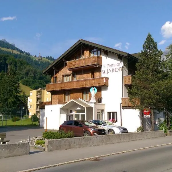 Pension St. Jakob、エンゲルベルクのホテル