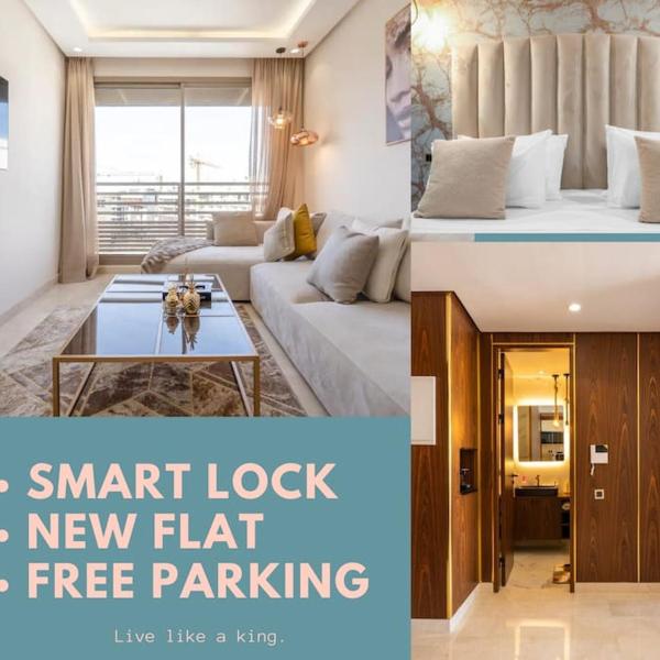 Keyless Smart door/ New /Free parking/Central, Casablanca