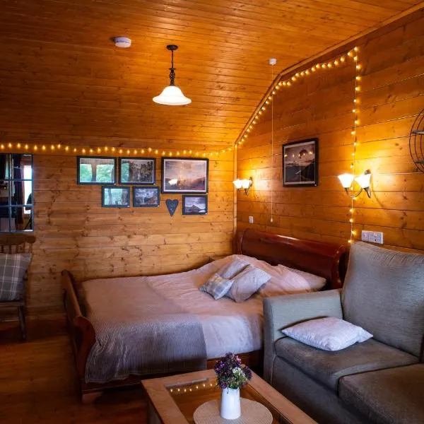 Cherry Cabin - Little Log Cabin in Wales, hotel v destinaci Bettws Cedewen