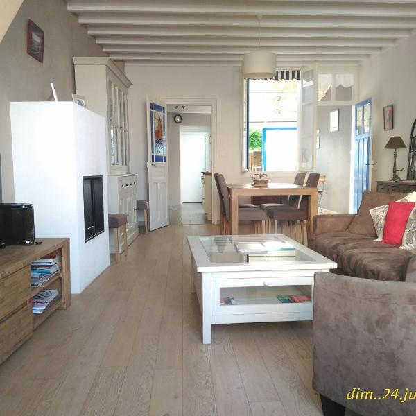 Maison rénovée près de la plage avec jardinet et wifi - FR-1-485-4