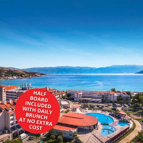 Sunny Baška Hotel by Valamar, ex Corinthia，位于巴斯卡的酒店