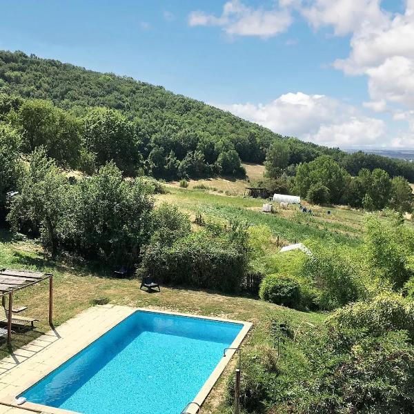 Maison de 2 chambres avec piscine partagee jardin clos et wifi a Massaguel