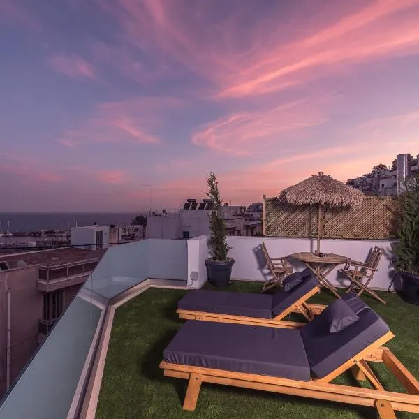 Sea Breeze Suite with Jacuzzi，位于比雷埃夫斯的酒店