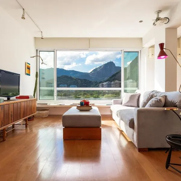Unhotel - Home Office Loft Vista para Lagoa e Cristo Redentor, hotell Rio de Janeiros