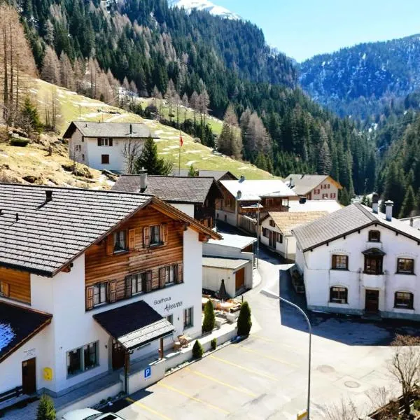Gasthaus Alpenrose, hotel v destinaci Innerferrera