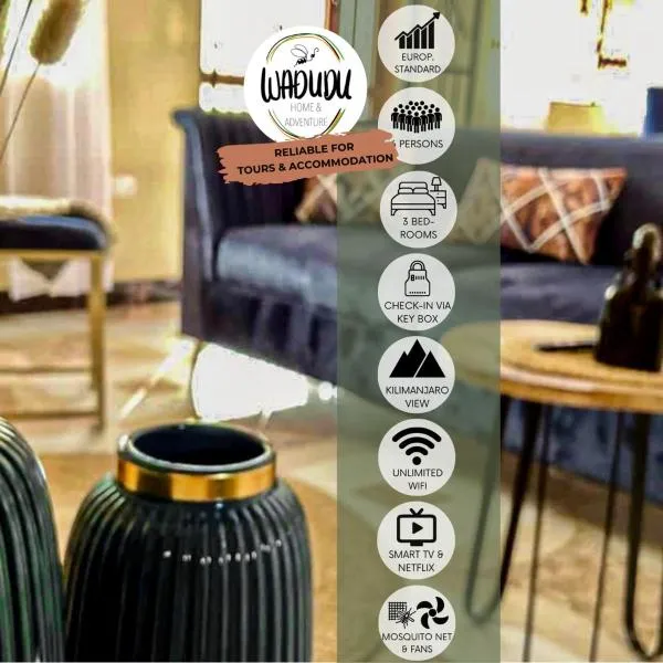 gemütlicher Bungalow x Garten & Terrasse x NETFLiX, Hotel in Moshi