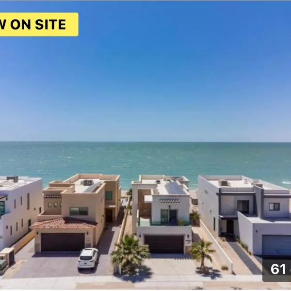 A Beautiful, New Beach Front Coastal House with Pool!, ξενοδοχείο σε Puerto Peñasco