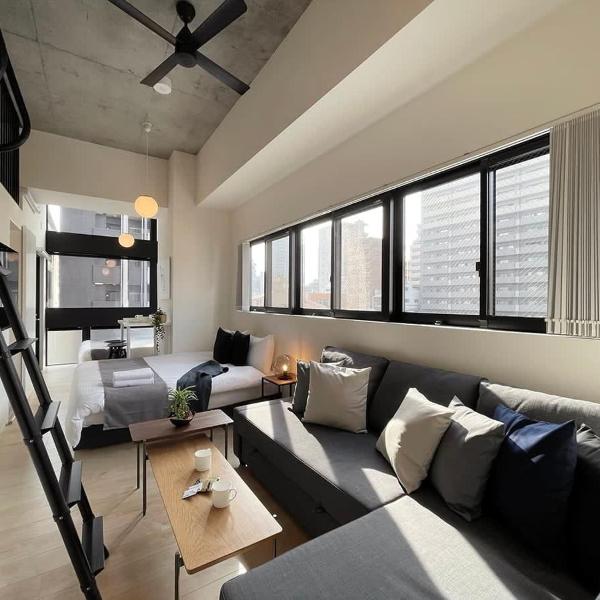 bHOTEL Nekoyard - Newly open 1BR apt for 7ppl with loft and city scenic view