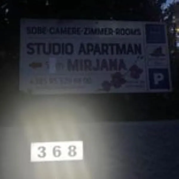 Studio apartman"Mirjana", Podhum 368, hotelli kohteessa Podhum