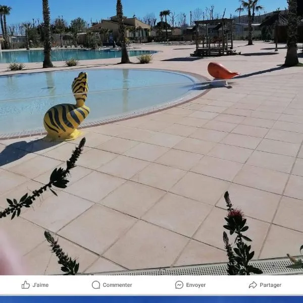 Camping sable du midi 4 etoiles, Hotel in Valras-Plage