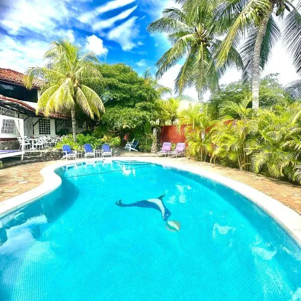 Rancho Rebecca, villa de lujo para un Max 10 personas, vistas panorámicas playa y montañas, piscina, 5 H, 5 B en Guarame, Isla de Margarita, hotel din Guarame