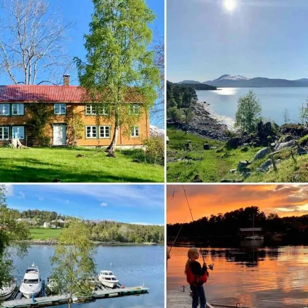 Draget gård, historisk våningshus ved sjøen, rett utenfor Molde, hotel en Molde