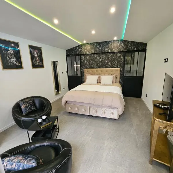 hébergement privée Jaccuzzi en supplément, hotel v destinaci Saint-Clair-du-Rhône