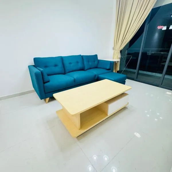 Cozy 2B1R 4pax Condo Forest City 3A-3201、ゲラン・パタのホテル