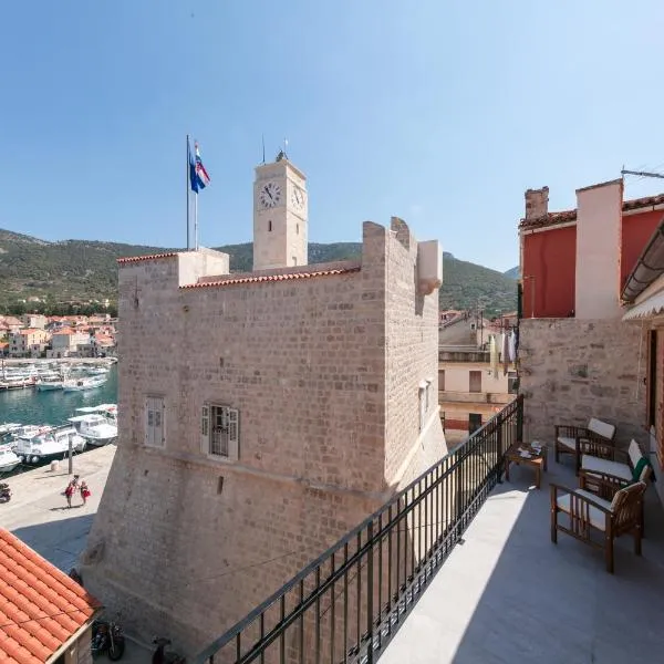 Demaria apartman u Komiži s pogledom na more, hotell sihtkohas Komiža