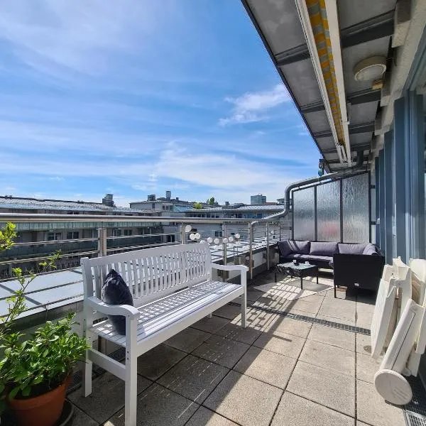 Ridler Theresienwiese, parking & rooftop terraces 2 room, hotel i München