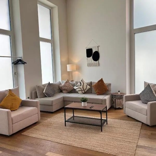 Großzügige Wohnung in der Nähe vom Quartierpark, hotel v Hamburku