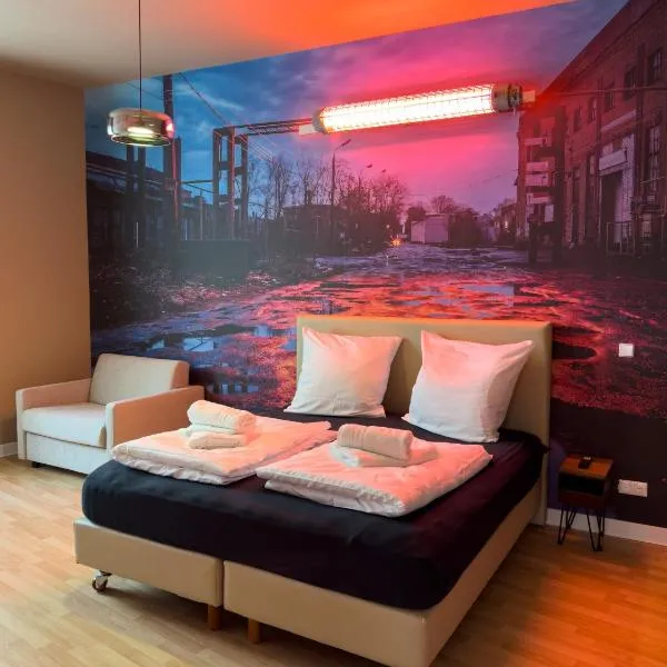 Leipzig में, होटल Exklusives Leipzig City Apartment Urban