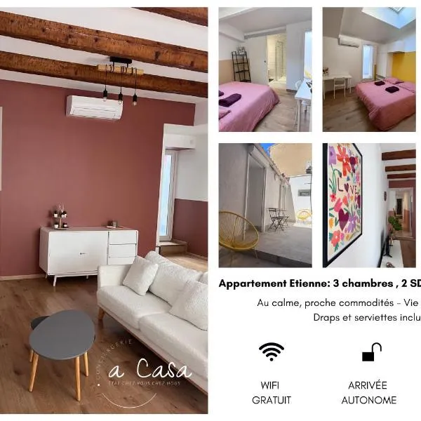 Appartement grand confort 3 chambres avec cour intérieure, ξενοδοχείο στη Μασσαλία