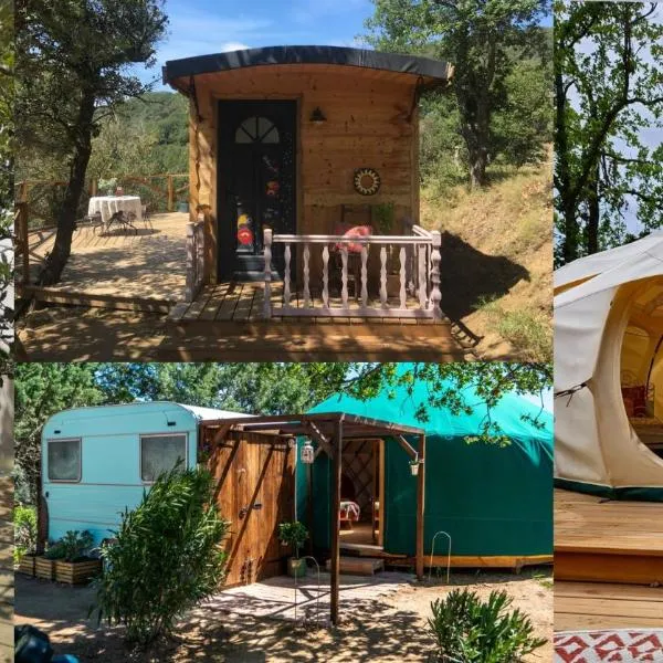 Les Cabanes d'ErbeFol, hotel v destinaci Ansignan