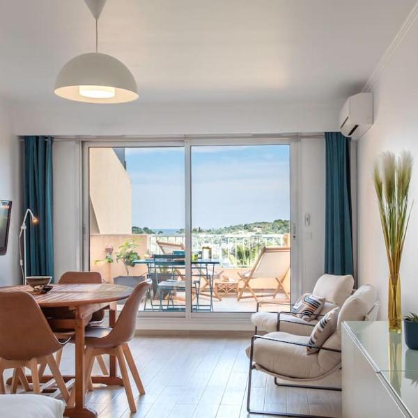 L20 Stunning sea view, terrace, parking, AC, Wifi, Nice