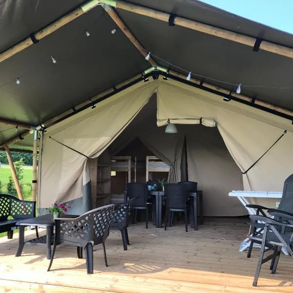 Kemp Sluknov- Glamping, hotel in Děčín