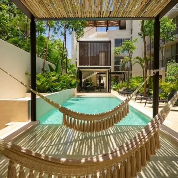 Comfort & Style in Tulum 2BR - Pool Access - A209，位于图卢姆的酒店