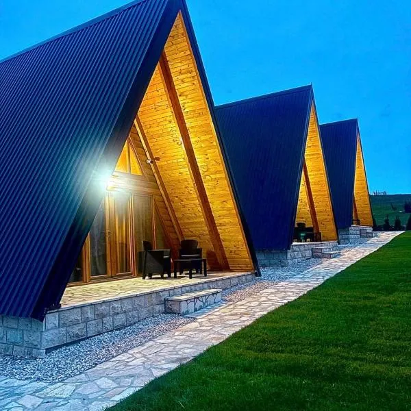 A Frame Houses ANS Zabljak、ジャブリャクのホテル