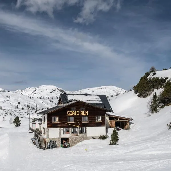 Gjaid-Alm 1739m am Dachstein-Only Accessible by Cable Car, hotel v Obertraunu