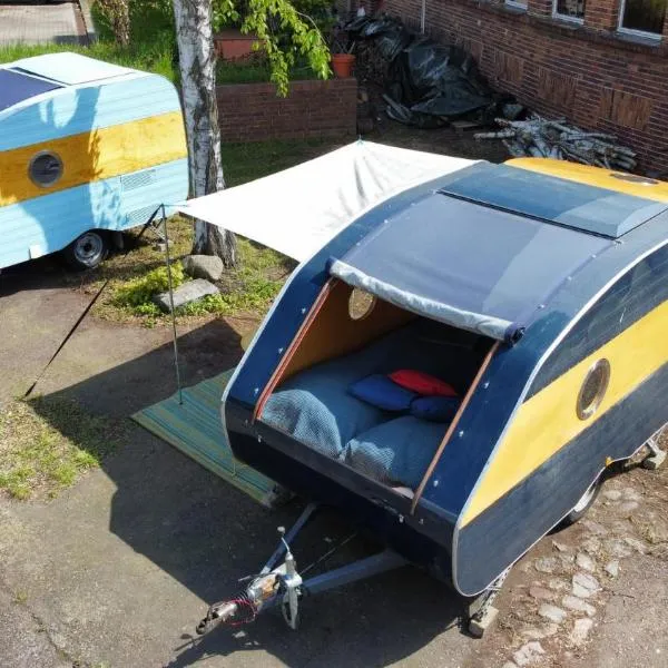 Cabrio-Wohnwagen, hotell sihtkohas Brandenburg an der Havel