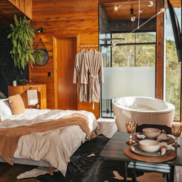 Vale dos Saltos Cabanas, hotell sihtkohas Tijucas