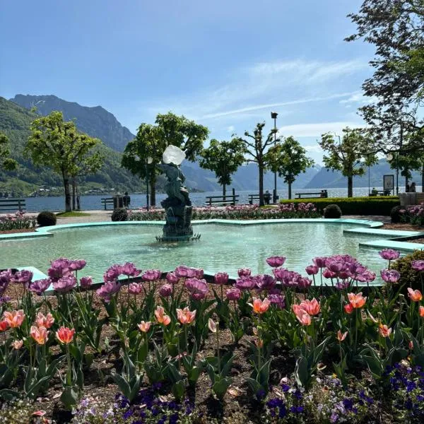 Wohnung See- und Bergnähe, hotel en Gmunden