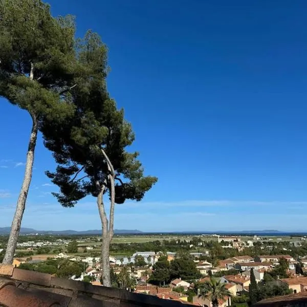 Nid douillet vue mer Hyères, hotel in Hyères