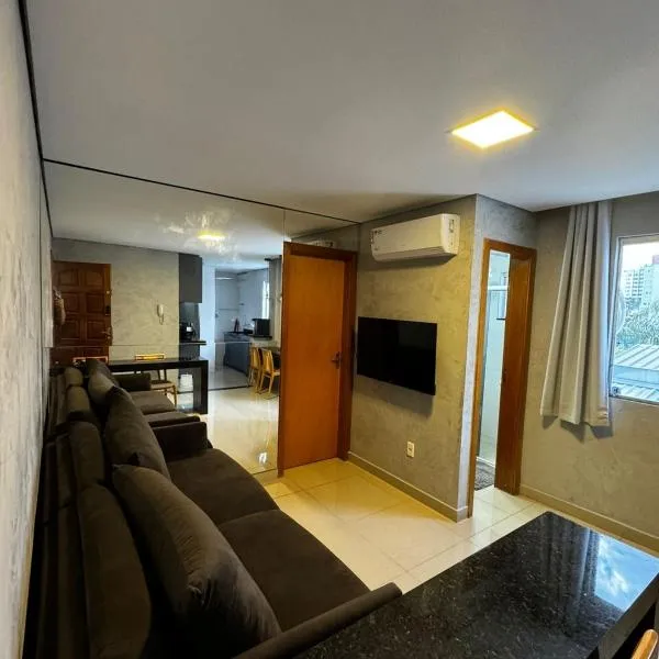 202 - Loft de luxo Moderno - Ar condicionado, hotel en Belo Horizonte