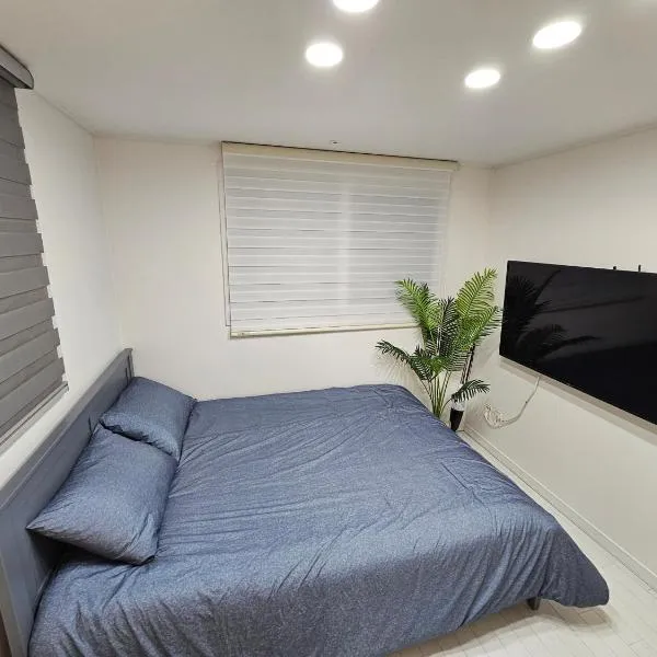 Hwagok Station House near Hongdae, hotel v Soulu