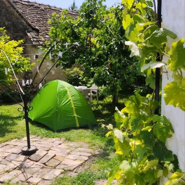 camping with sauna, hotel en Krčedin