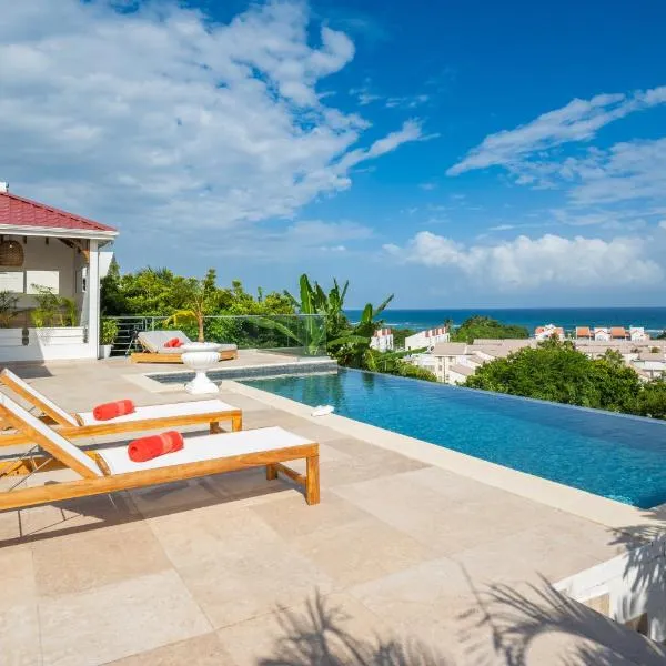 Résidence Les Raisins Clairs - Villas standing 4 étoiles , vue sur mer panoramique & piscine à débordement, hotel u gradu Sen-Fransoa