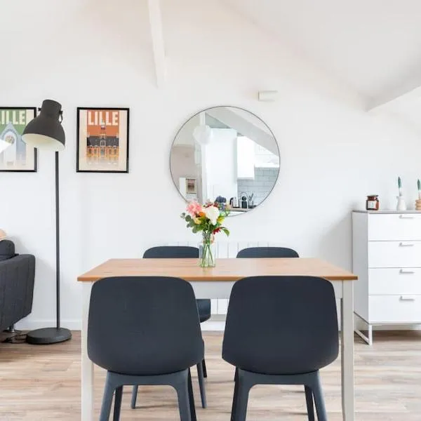 Appartement agréable et spacieux 2 chambres 2 SDB - Lille, hotel v destinaci Lille