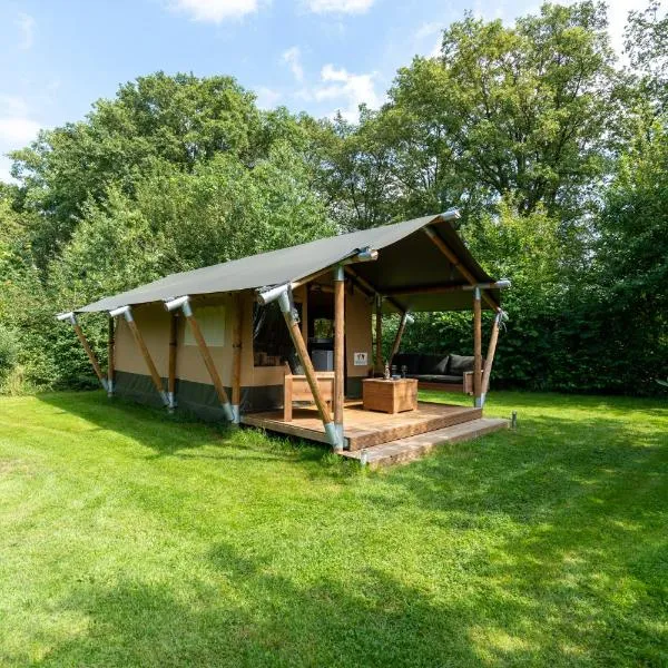 Safari tent 1 op Wellness Camping en B&B Stoltenborg, Hotel in Winterswijk-Meddo