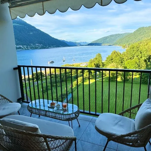 Apartment am Ossiacher See mit Seeblick，位于兰斯科伦的酒店